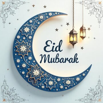 Eid Mubarak greeting cards