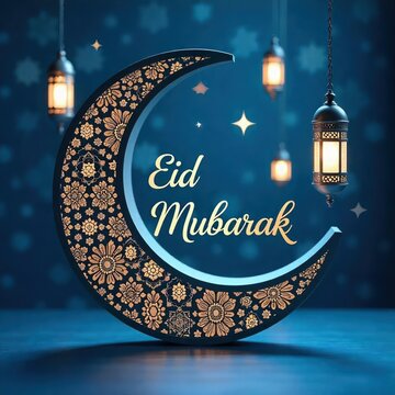 Eid Mubarak greeting cards