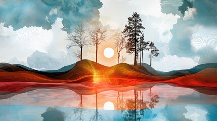 Poster - AI-driven neural network predicting weather patterns with dynamic data visualization.