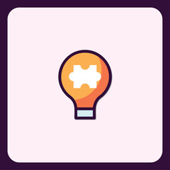 Poster - Illuminating solutions: A lightbulb icon representing problem solving and teamwork