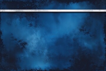Wall Mural - Elegant Sapphire Blue Background with Hazy White Border and Dark Grunge Texture