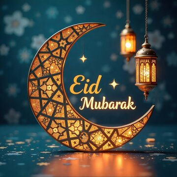 Eid Mubarak greeting cards
