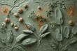 © Michael - Modern Grunge Sage Background in Subdued Earthy Tones