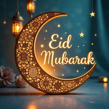 Eid Mubarak greeting cards