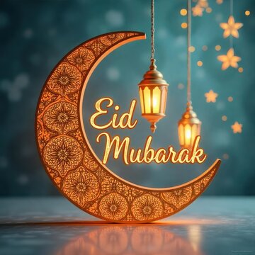 Eid Mubarak greeting cards