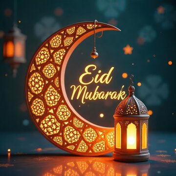 Eid Mubarak greeting cards
