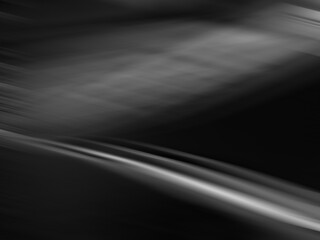 Poster - Angle and curve dark abstract background with blur effect in black and white