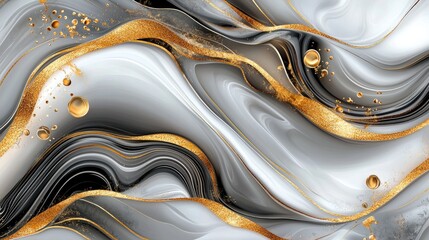 Poster - Elegant gray abstract gradient with refined textures for a stylish and contemporary look.