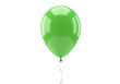 © Pixelpulse Creative  - A single helium filled green balloon with a smooth glossy surface isolated on transparent background