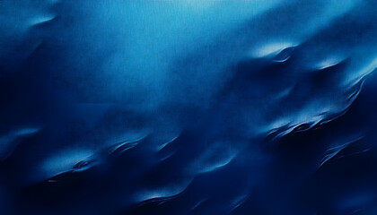 Poster - Blue gradient abstract background with a textured, grainy effect, evoking depth and motion