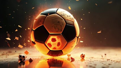 Poster - Dynamic soft body sphere collisions create stunning visual effects in abstract forms, 3D render abstract sphere collisions Soft body dynamics CGI