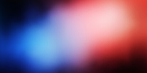 Leinwandbilder - Blurred red and blue gradient background creating abstract design