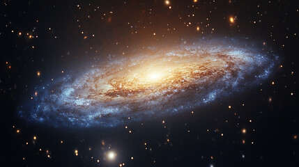 Wall Mural - exploring cosmic wonders galaxy formation outer space high-resolution image astronomical environment