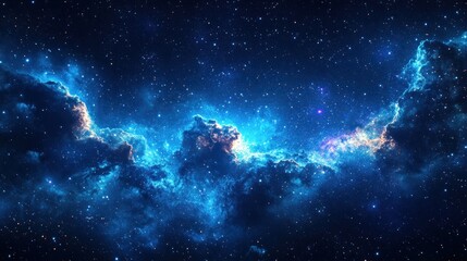 Wall Mural - Cosmic nebulae in deep space