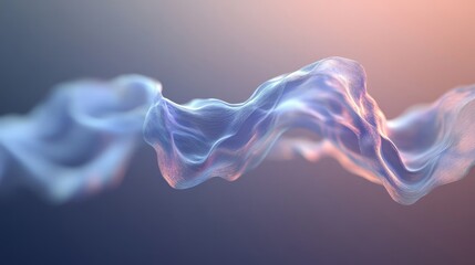 Poster - abstract wavy blue lines flow seamlessly with dynamic curves, vibrant colors, and no texture