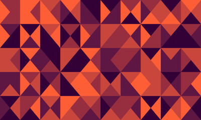 Fototapete - Seamless geometric mosaic pattern with clean shapes. Perfect for abstract backgrounds, modern poster artwork, or trendy textile prints.