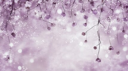 Aufkleber - Enchanting floral bokeh background abstract art digital design soft colors close-up aesthetic inspiration