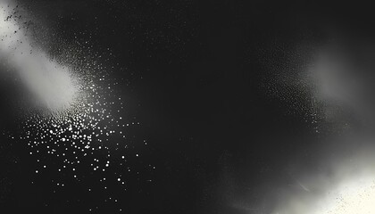 Poster - Dynamic particles dancing in the air abstract background digital art ethereal environment close-up view motion concept