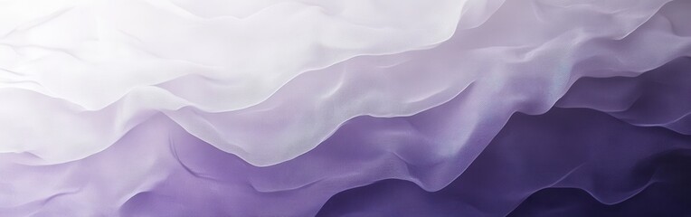 Poster - Soft gradient abstract artwork blending pastel gray into lavender hues, evoking a peaceful ambiance in a serene setting