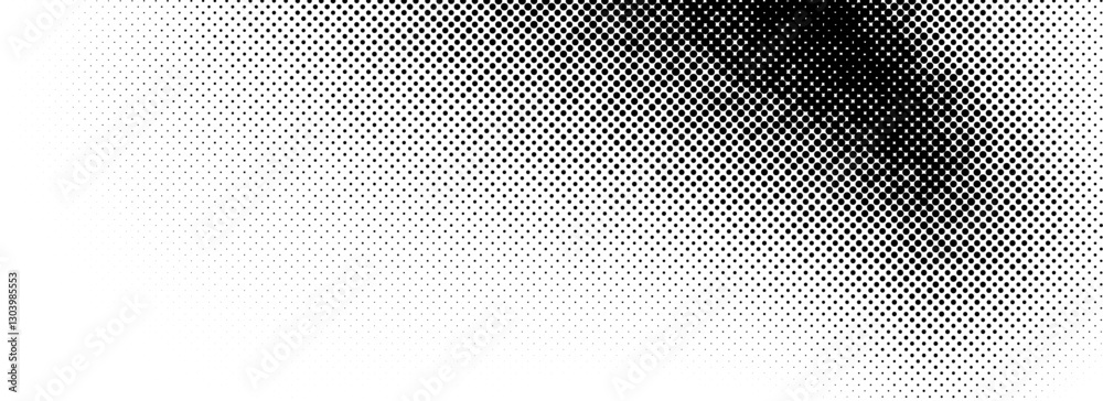 Dotted halftone texture background. Black and white pop art gradient ...