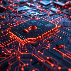 Poster - Data technology security, encrypted data flow, glowing digital firewall, secure cloud, cyber protection, futuristic technology, data safety