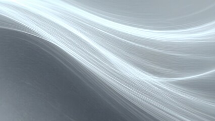 Aufkleber - Flowing silk patterns abstract background digital artwork soft tones close-up view fluid movement inspired design
