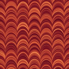 Leinwandbilder - fluid wave pattern. abstract design in red and orange hues. smooth curves create a harmonious blend.