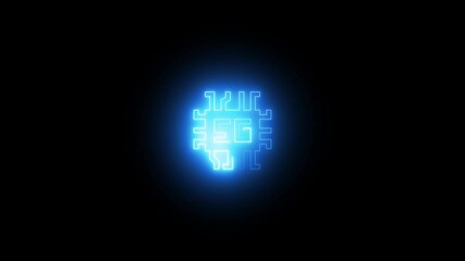 Wall Mural - Glowing neon 5G new wireless internet wifi icon. The concept of 5G network, high-speed mobile Internet.