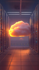 Poster - Cloud computing data center server room