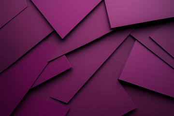 Poster - purple background with a lot of paper cutouts. The paper cutouts are in different shapes and sizes, and they are arranged in a way that creates a sense of depth and texture