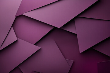 Aufkleber - purple background with a lot of triangles. The triangles are all different sizes and angles. The image has a very abstract and modern feel to it