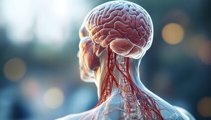 Poster - Human Brain Anatomy, Neck Vessels, and Vertebral Column