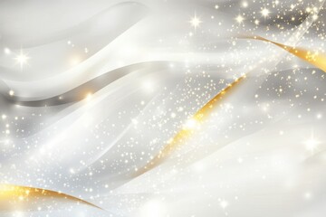 Poster - Radiant whispers of light and elegance dance through the soft waves of shimmering fabric under a gentle glow. Generative AI