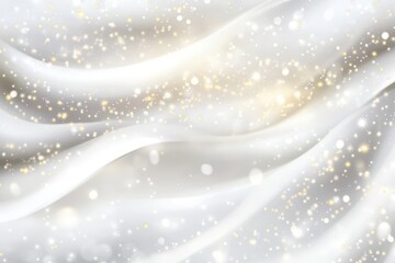 Poster - Enchanting shimmer and soft waves create a dreamy atmosphere of elegance during a winter celebration. Generative AI