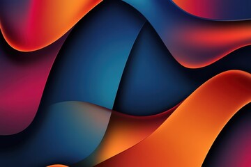 Poster - Swirls of vibrant colors create a dynamic and abstract composition that captivates the eye and sparks the imagination. Generative AI