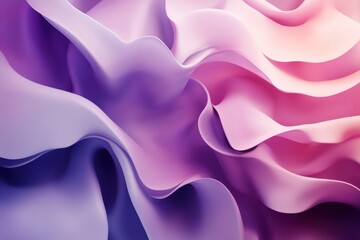 Poster - Intricate waves of purple and pink swirl together in a stunning display of color and texture found in abstract art. Generative AI