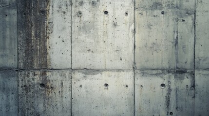 Poster - A rough-textured concrete wall with weathered surfaces and subtle, intricate details, creating a strong, industrial aesthetic