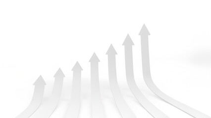 Poster - Rising trends in business growth corporate environment infographic minimalistic design data visualization