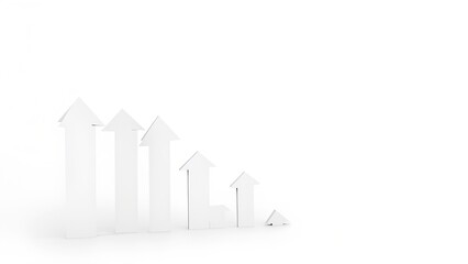 Poster - Business growth indicators office space infographic design minimalist environment perspective view financial concept