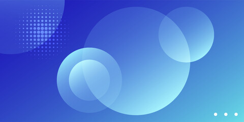 Wall Mural - abstract liquid background with blue gradient color. gradient concepts with circle shape. creative i