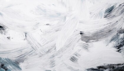 Poster - textured abstract black and white brushstroke composition with dynamic contrast for modern background and artistic design

