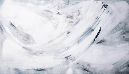 Poster - textured abstract black and white brushstroke composition with dynamic contrast for modern background and artistic design


