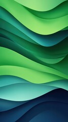 Poster - Smooth, undulating waves forming sleek abstract pattern, blending elegant curves with contemporary graphic design for digital and print media
