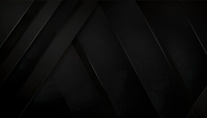 Poster - dark abstract geometric pattern with diagonal textured black bars, minimalist modern background for technology and design

