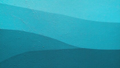Poster - textured turquoise wall with diagonal light and shadow contrast, abstract urban background for modern design and branding

