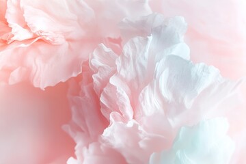 Poster - A gentle blend of pastel watercolor strokes creates a soft-focus background, evoking the essence of spring with ethereal lighting and subtle floral forms. Perfect space for text