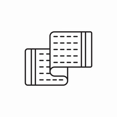 Poster - Document stack paper files icon vector sign