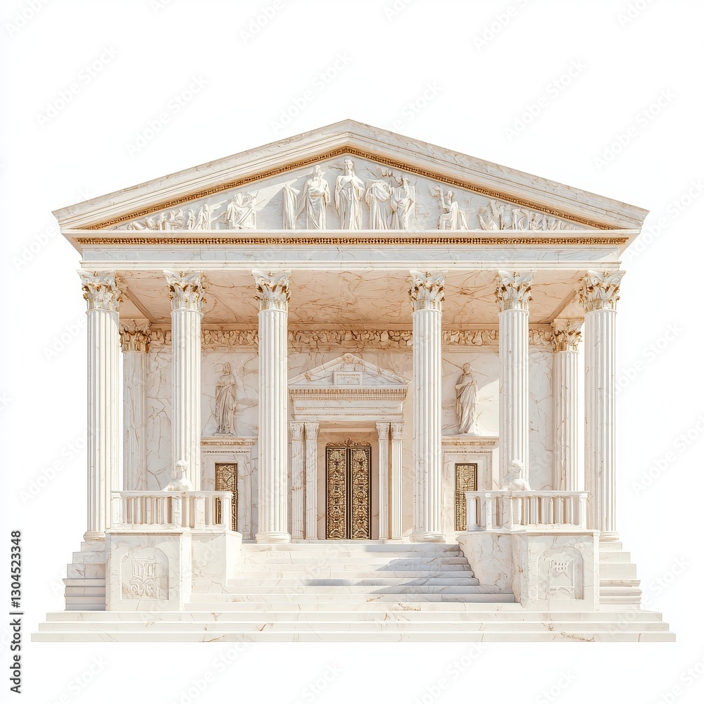 Stock-Illustration „Isolated on a transparent background, a detailed 3D ...