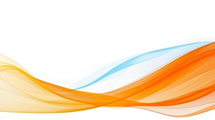 Poster - Dynamic flow of colorful waves abstract graphic design digital art minimalist style vibrant viewpoint conceptual creativity