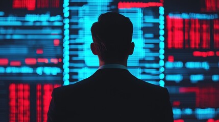 Poster - business intelligence analytics real-time concept.